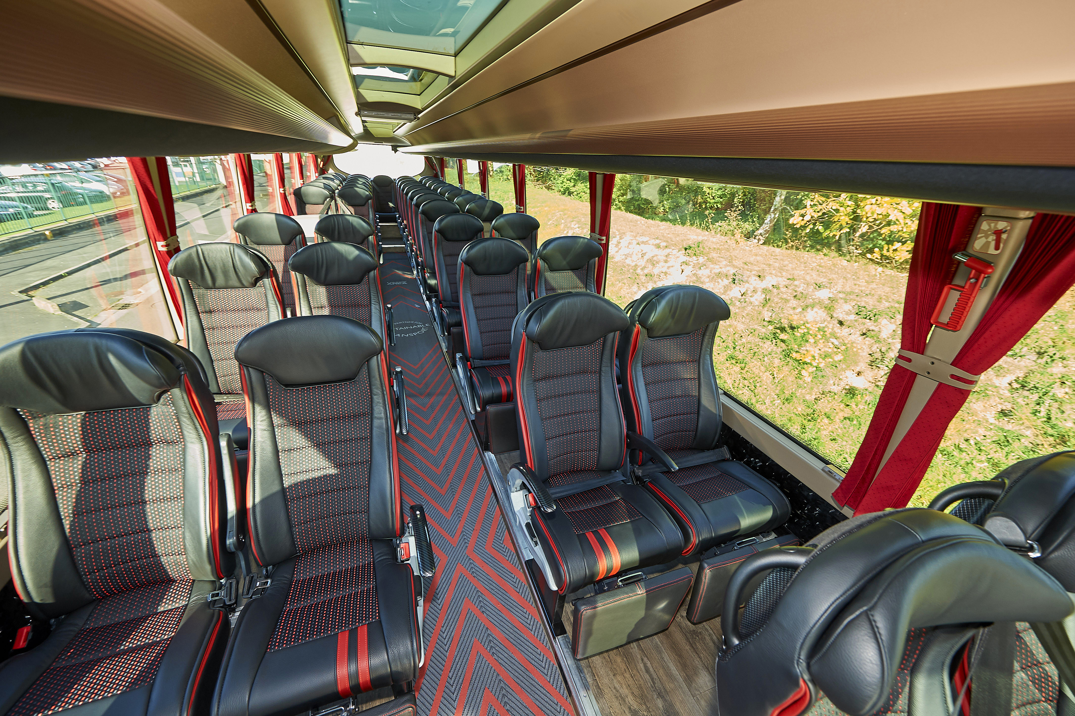 Vista interna autobus Viaggi L'Aurora autolinea calabria germania,autolinea calabria svizzera, autolinea calabria ticino,autolinea calabria lombardia